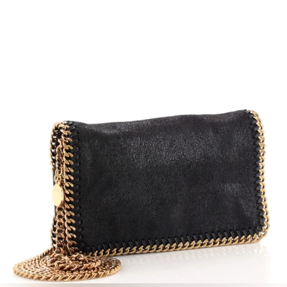 Stella McCartney Black and Gold Mini Bag